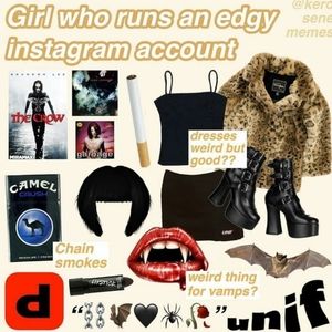 Edgy insta girl style mystery box